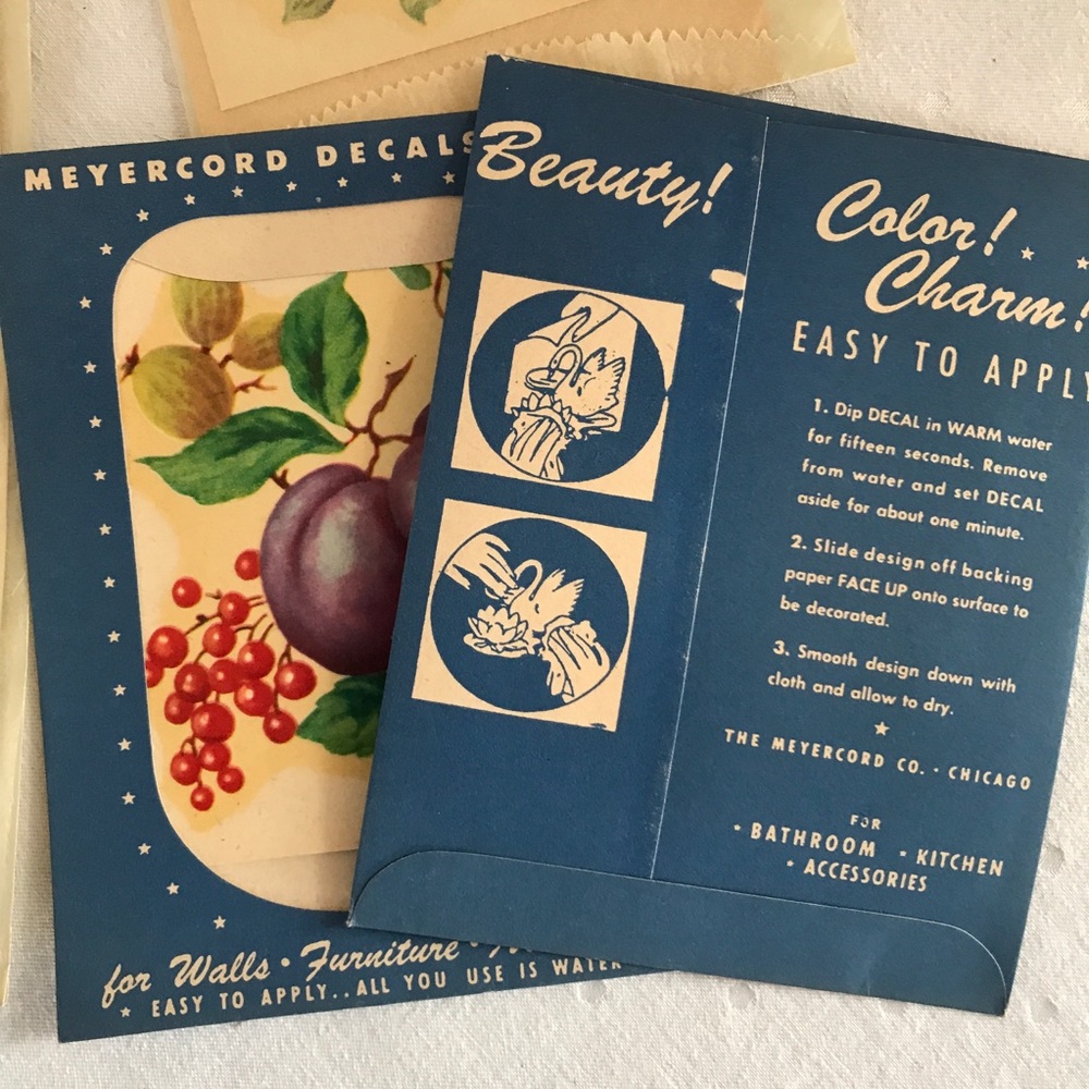 Vintage Beauty Spot Decals by Meyercord - Picture 6 of 6